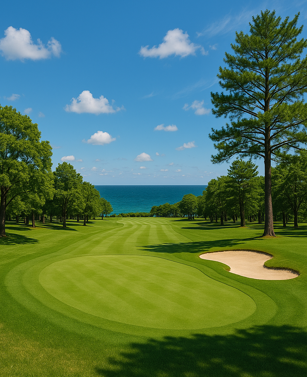 여름 일본 골프장 사진