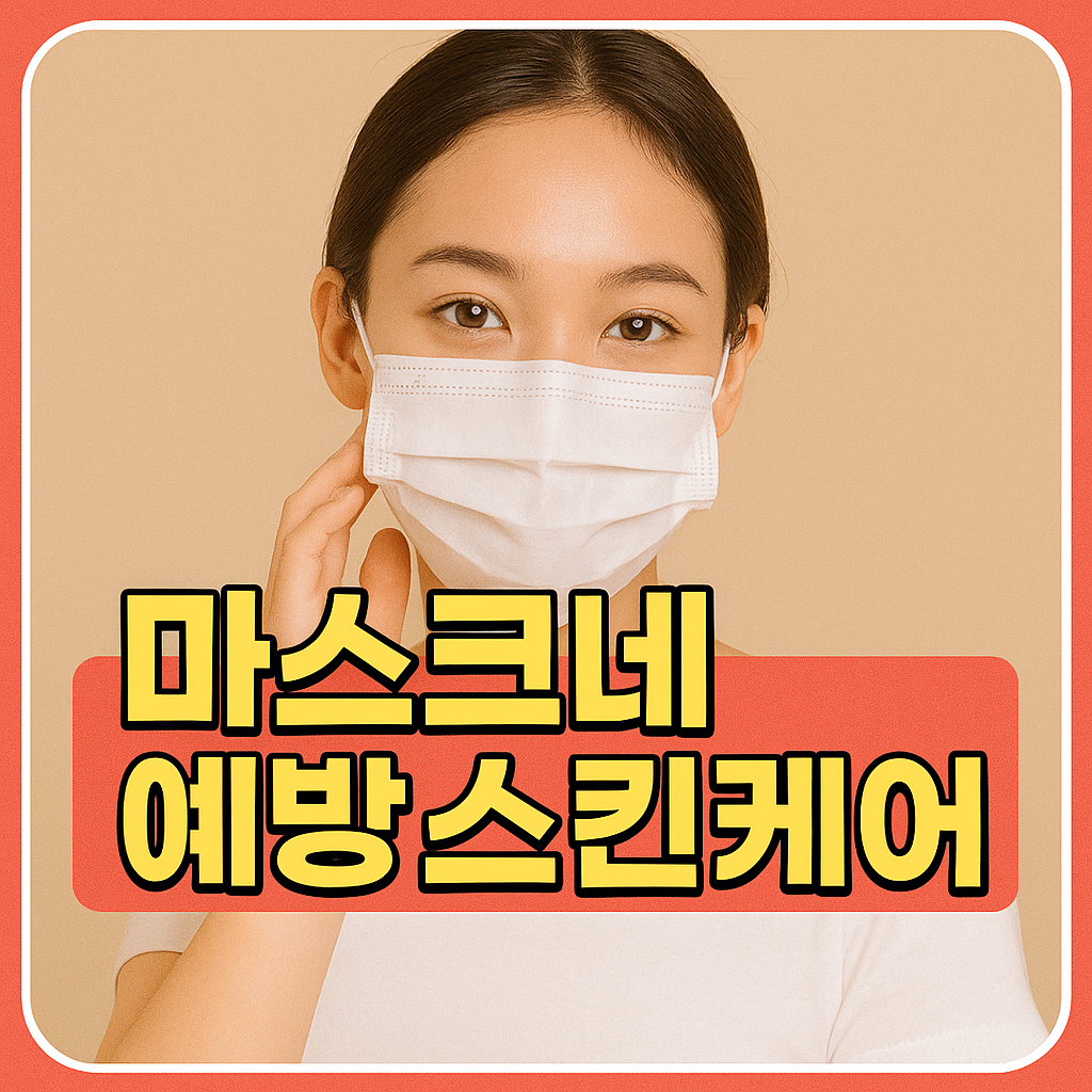 마스크네 예방 스킨케어