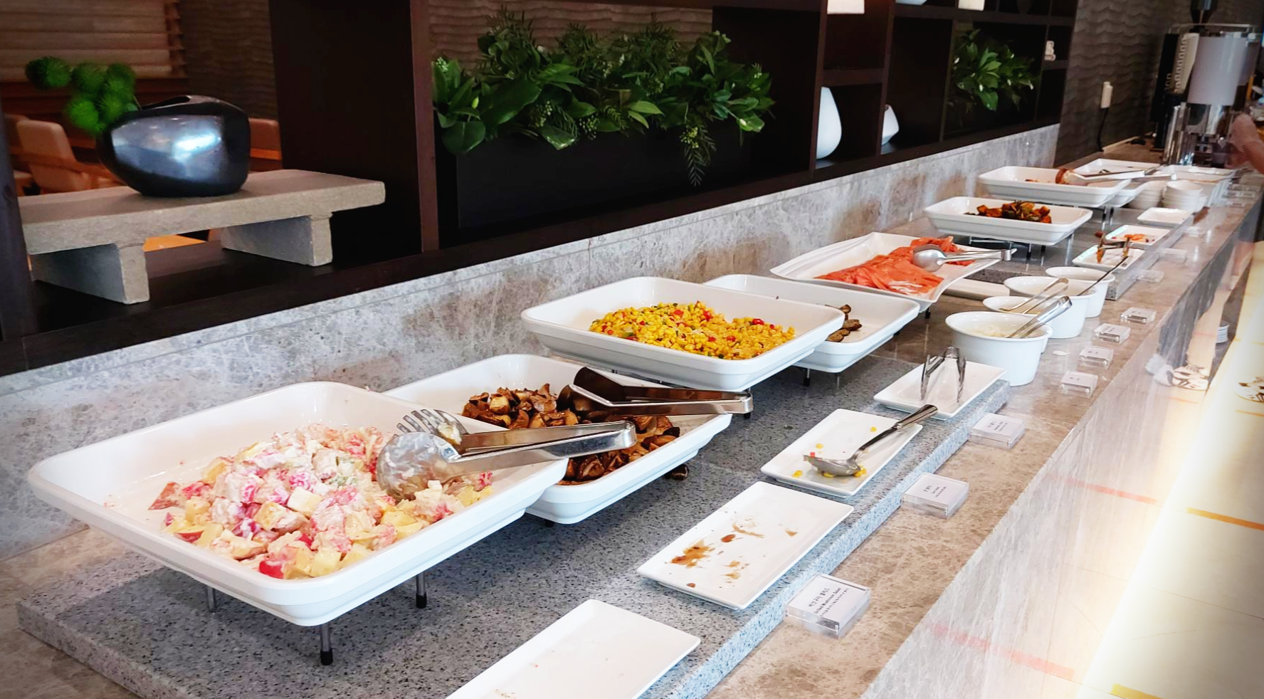 경북 청송 소노벨 수달래 조식뷔페 음식