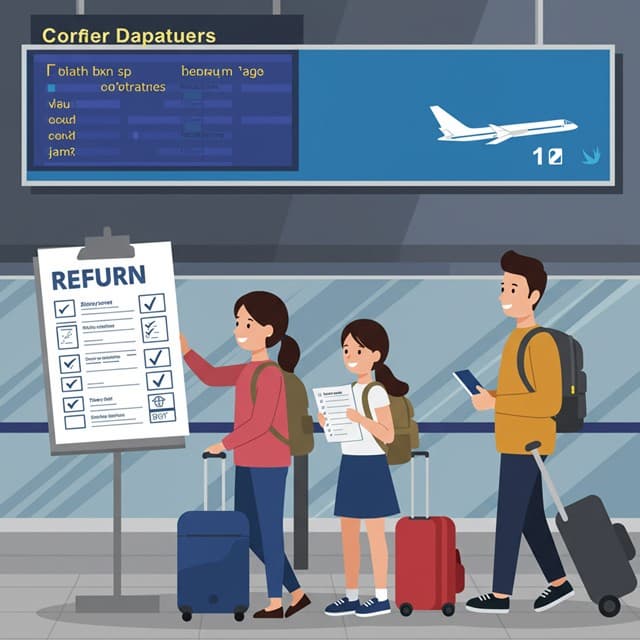 출국납부금 환급 대상 확인하는 가족