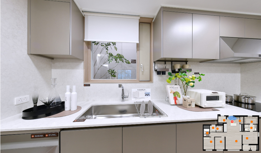 군산 신역세권 한라비발디 센트로 - 주방창