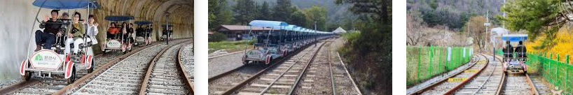 문경철로 자전거 3장 모습