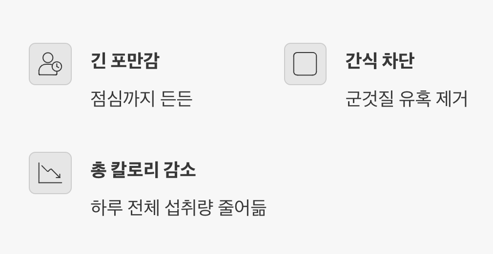 숫자보다 중요한 ‘포만감’이라는 지표