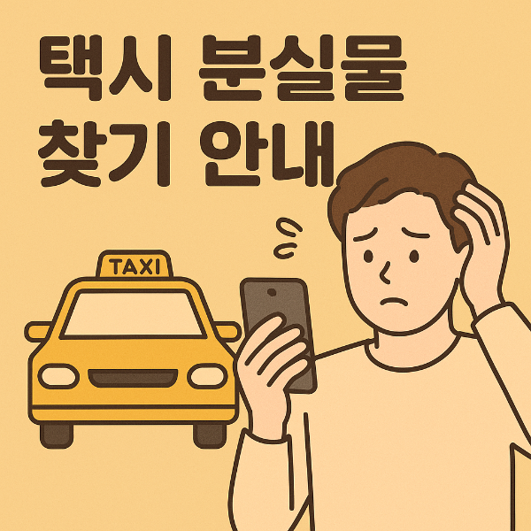 택시 분실물 찾기