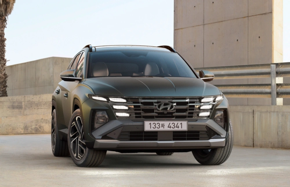 투싼 페이스 리프트 전면부