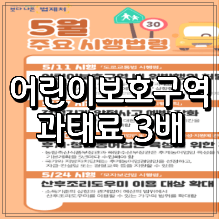 어린이보호구역_주정차_과태료상향_홍보사진