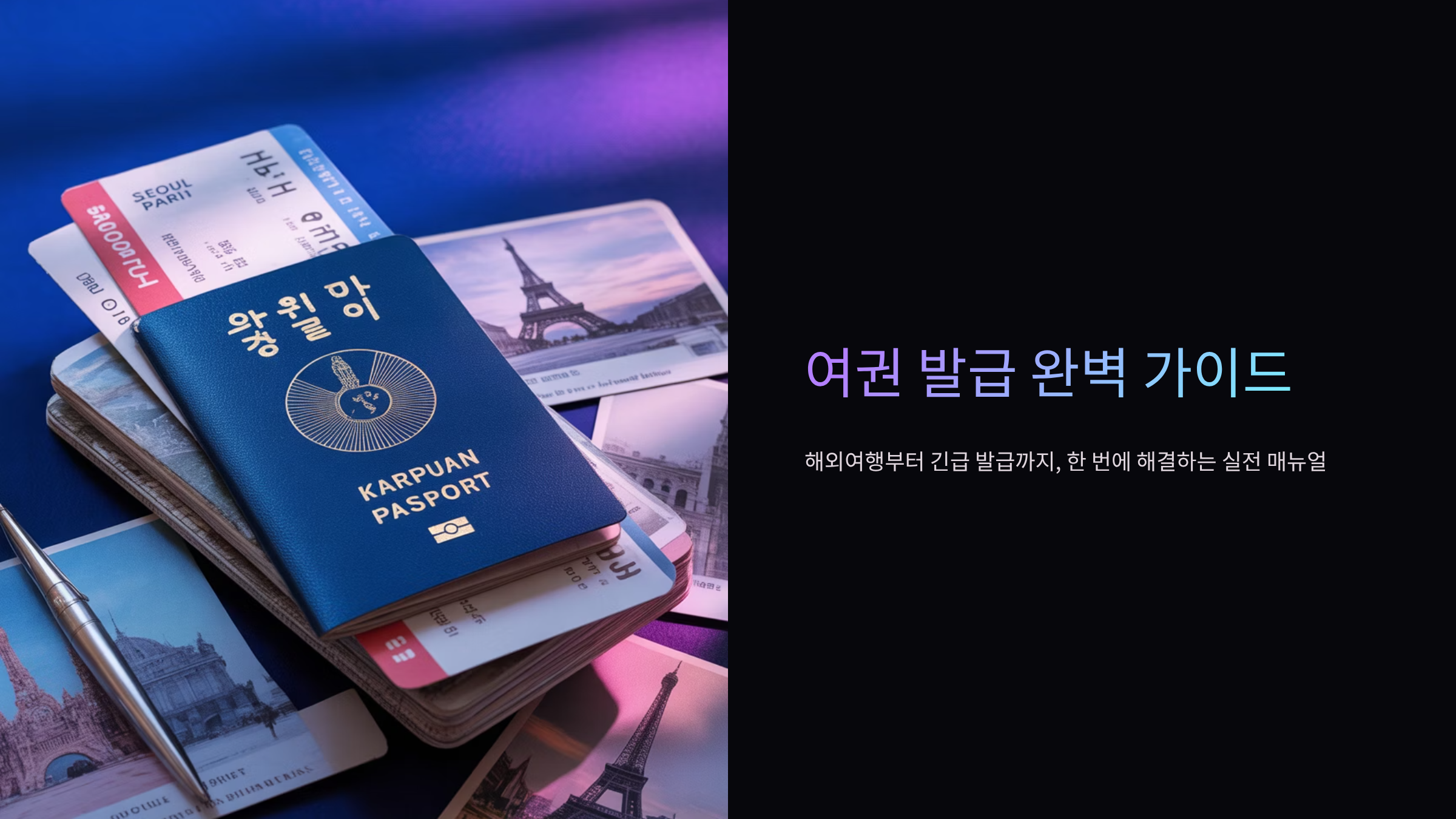 여권 발급 당일처리 완벽 가이드