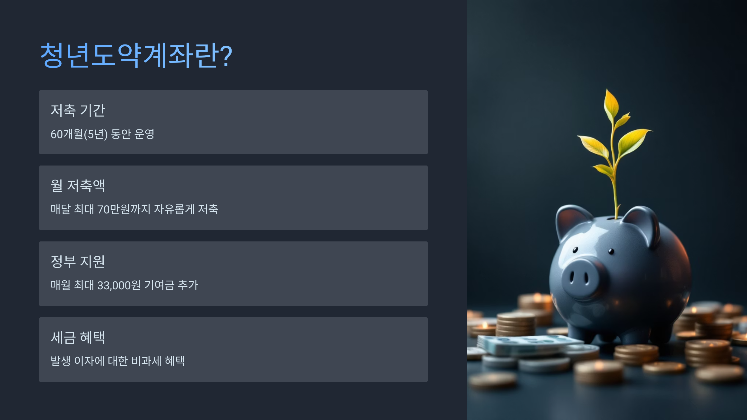 🌱 2025년 청년도약계좌 신청방법!