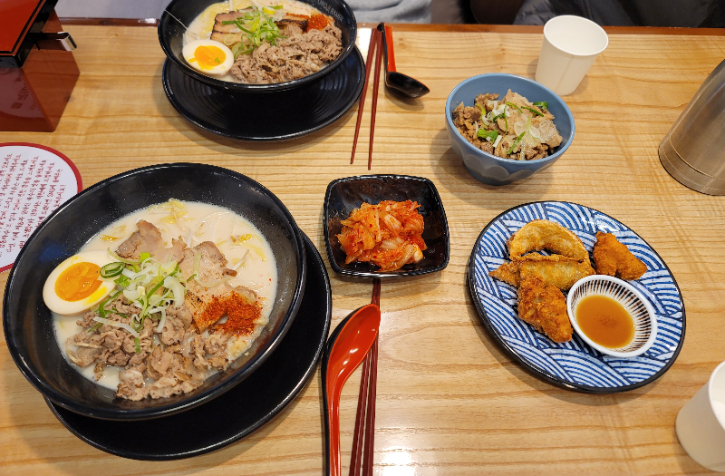 오로지라멘 분식세트, 정식세트