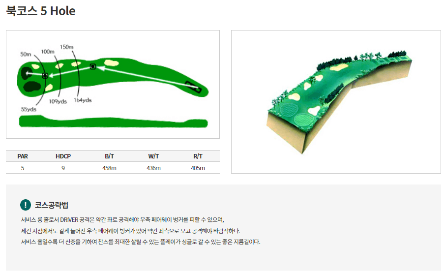 통도파인이스트 컨트리클럽 북코스 5