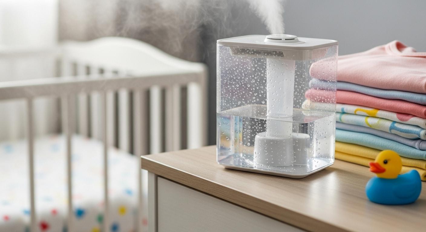아기방 가습기 물