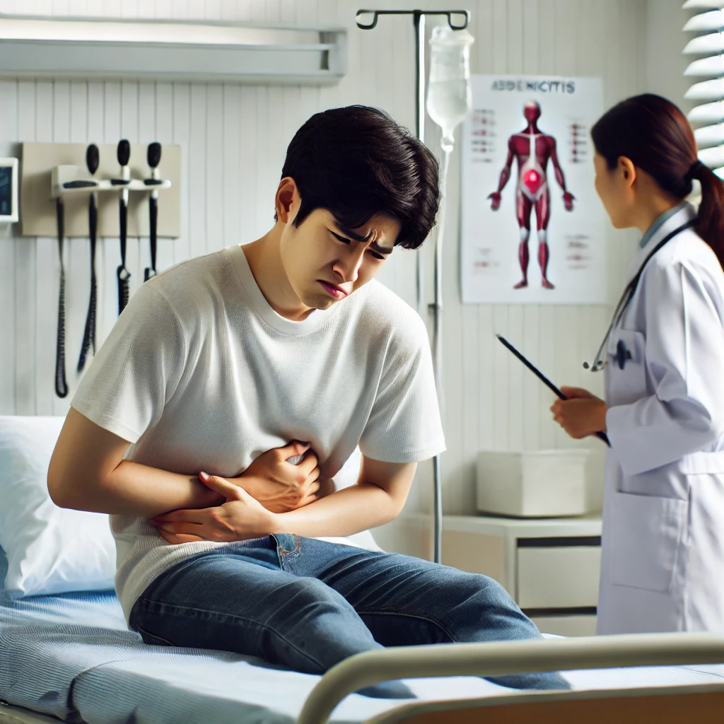 급성 맹장염에 관한 사진