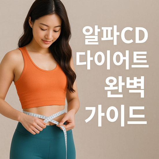 파CD + 식이섬유 병행 다이어트