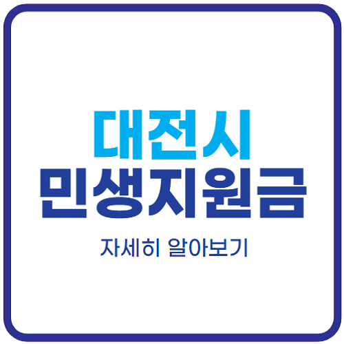 대전-민생회복지원금