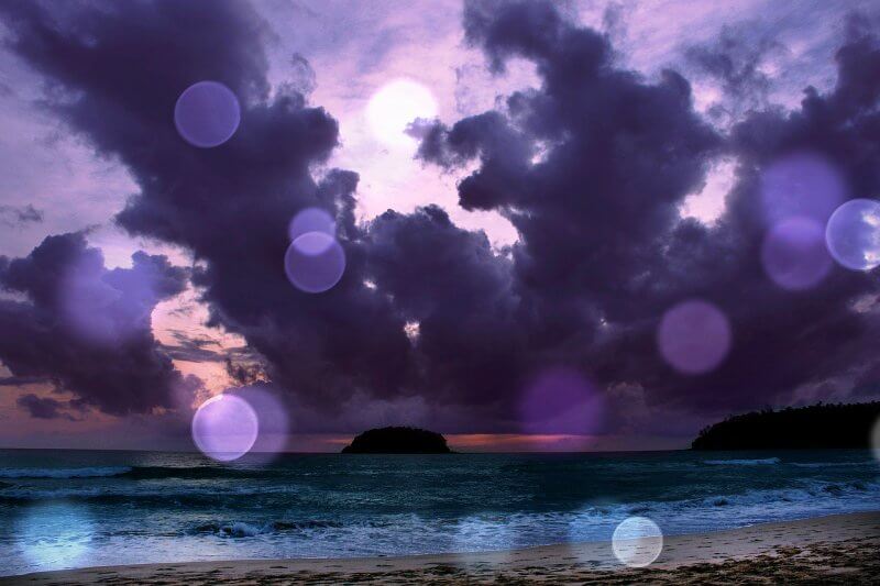 노을이-지고있는-태국-푸켓-바닷가