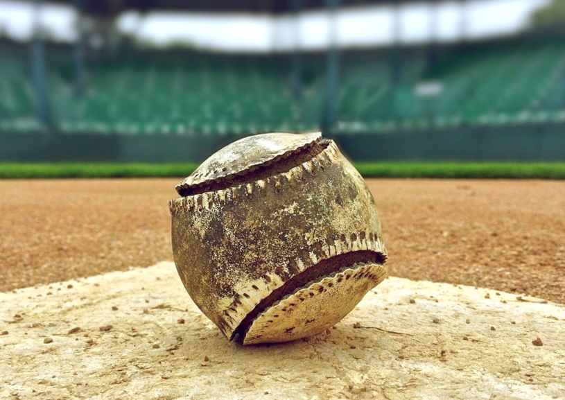 야구 경기장 야구공