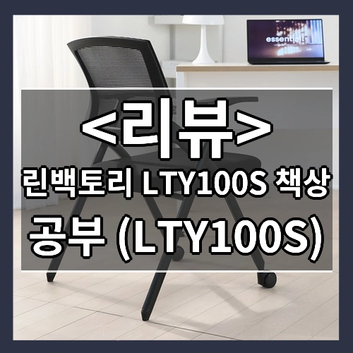 린백토리 LTY100S 학생 바퀴없는 허리 편한 공부 책상 사무실 회의실 접이식 메쉬 의자, 화이트 1개