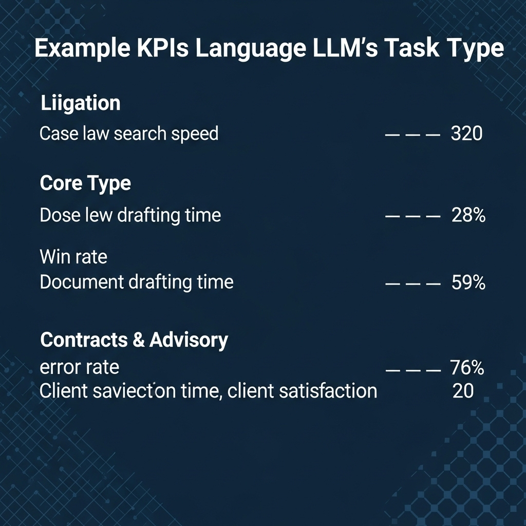 업무 유형별 KPI 예시