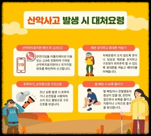경북 산악사고 주의보 발령: 주의해야 할 상황과 예방법