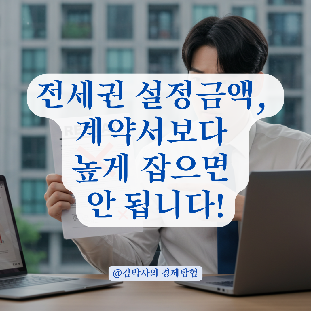 전세권 설정금액, 계약금보다 높게 잡아도 될까? 실무 기준 총정리.