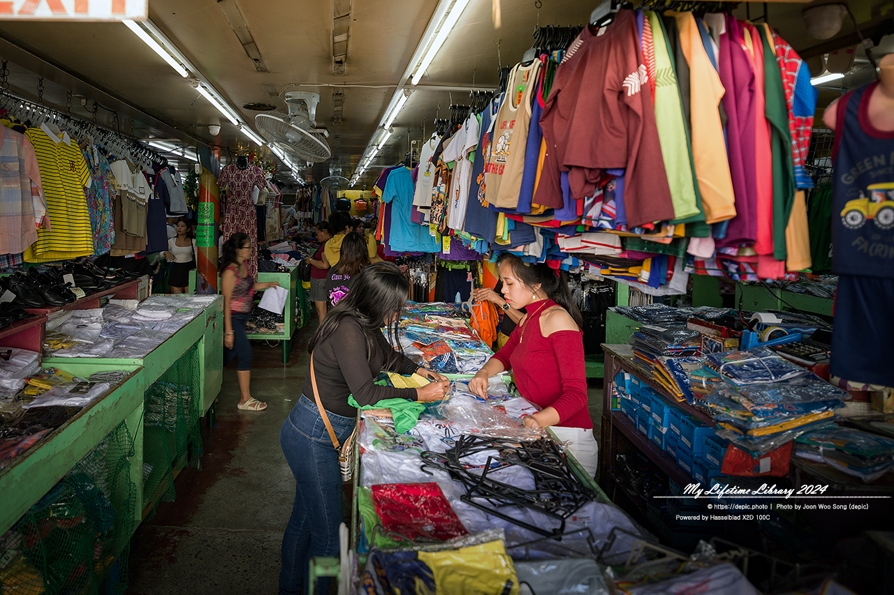 필리핀 세부 거리 시장