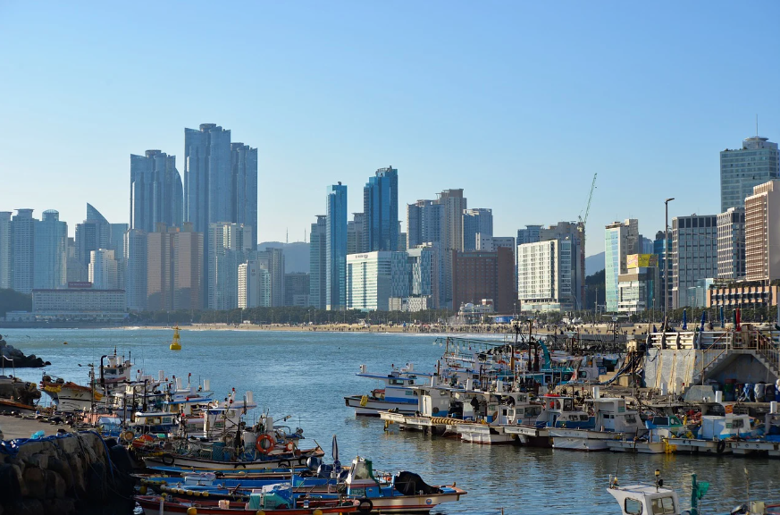 부산 바닷가사진