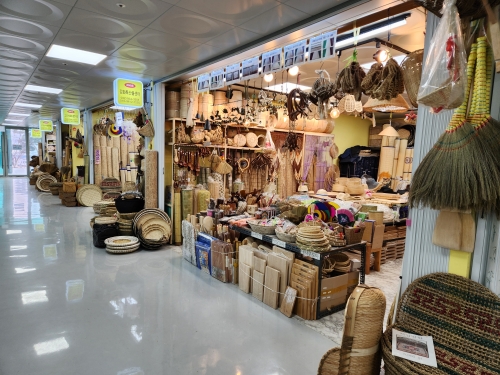 풍물시장 화문석