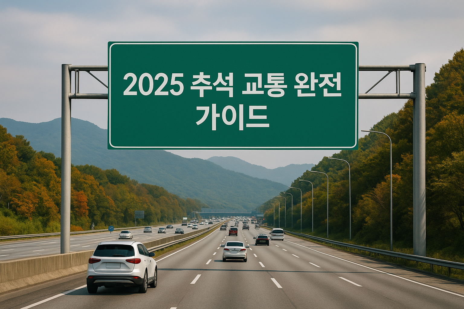 2025 추석 고속도로 교통 상황 안내 이미지
