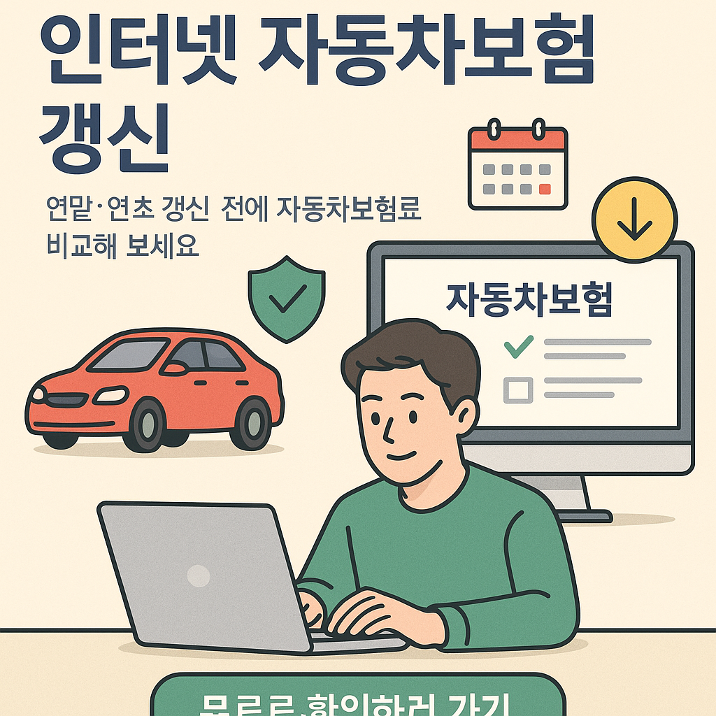 인터넷 자동차보험 갱신