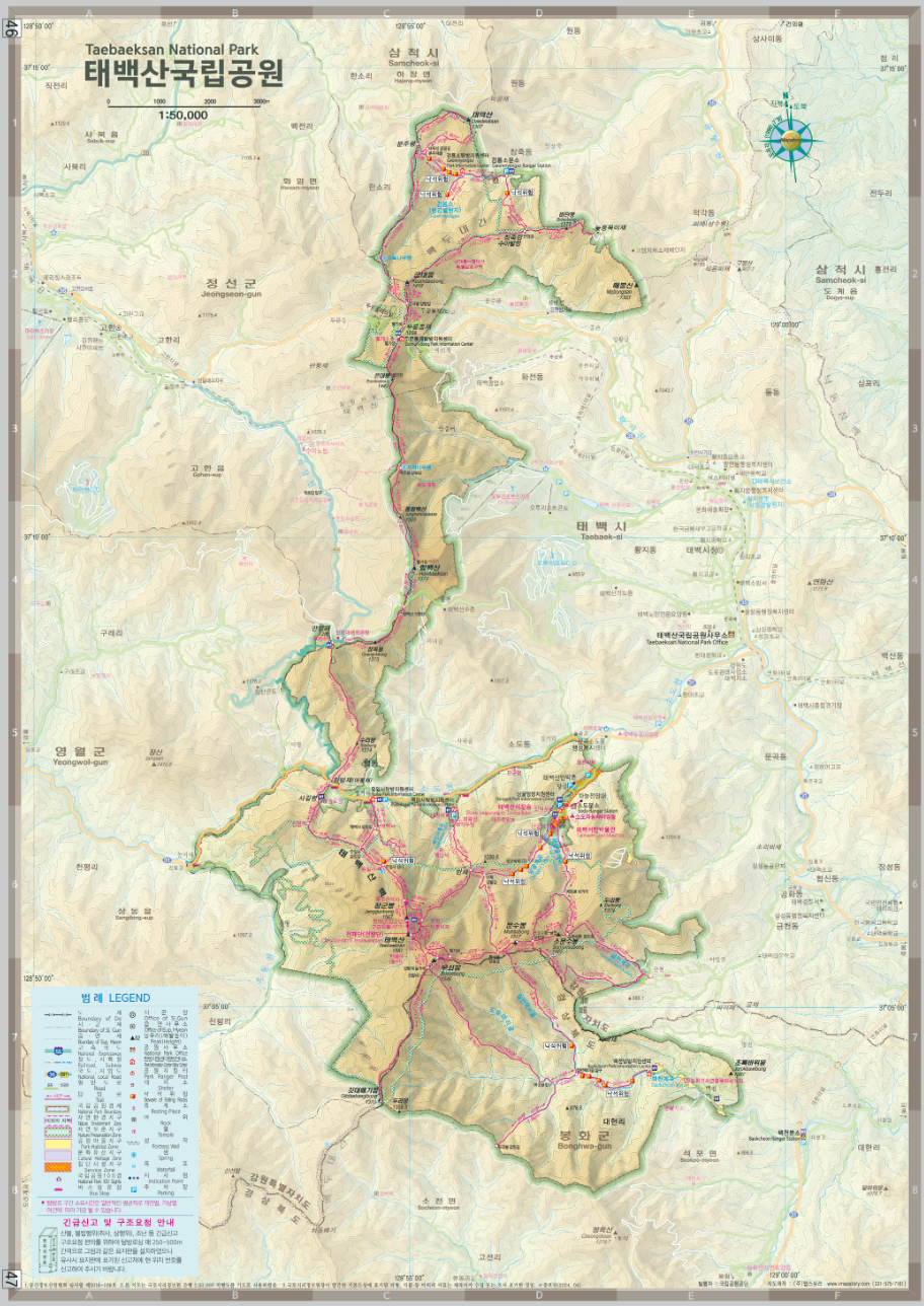 태백산 등산코스, 지도, 추천, 주차장 등 3분 가이드
