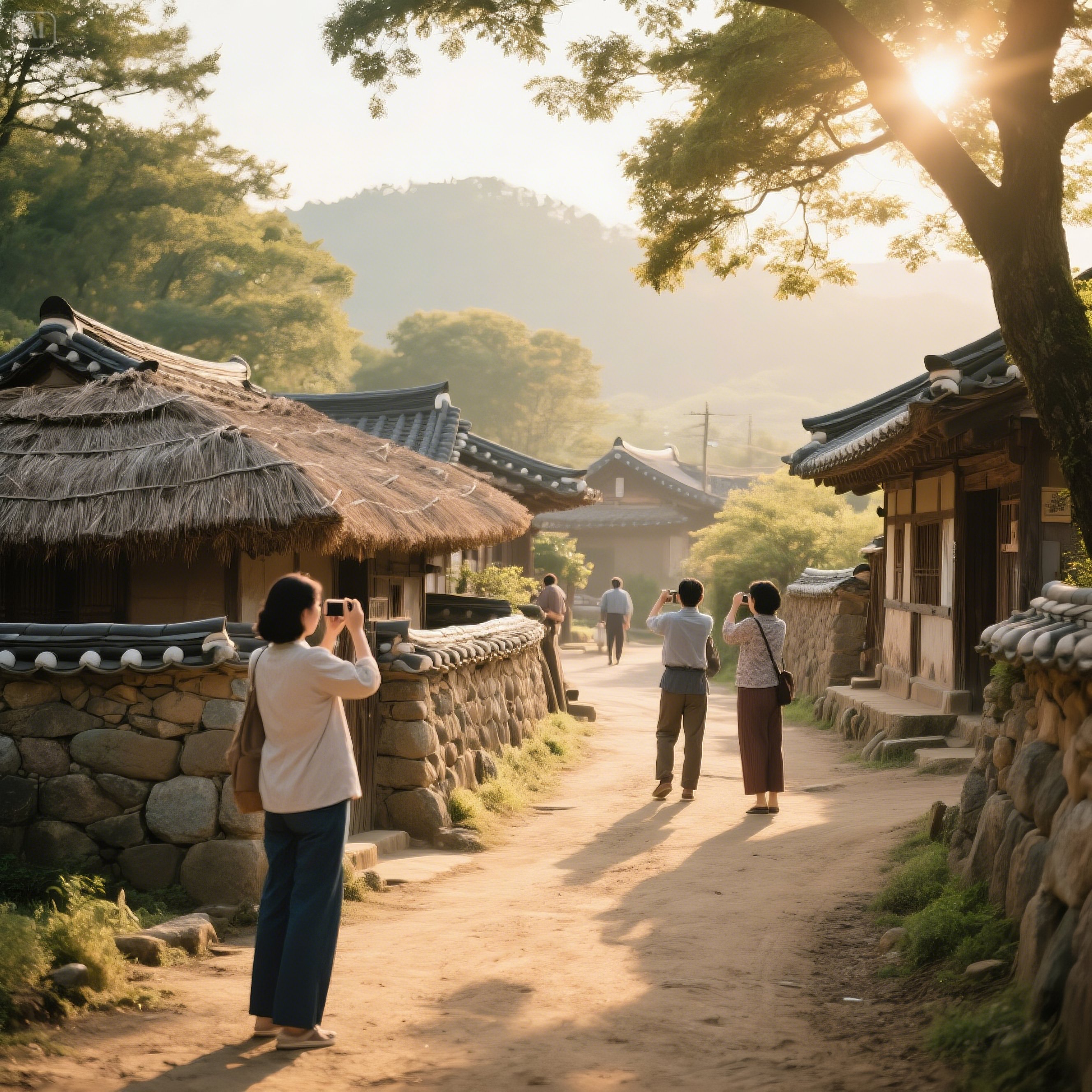 1950년대 전통마을 전경