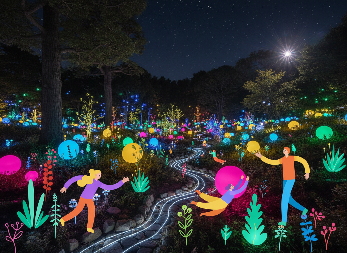 2026 오사카 야간 전시 팀랩 보태니컬 보타니컬 가든 티켓 예약 위치 시간