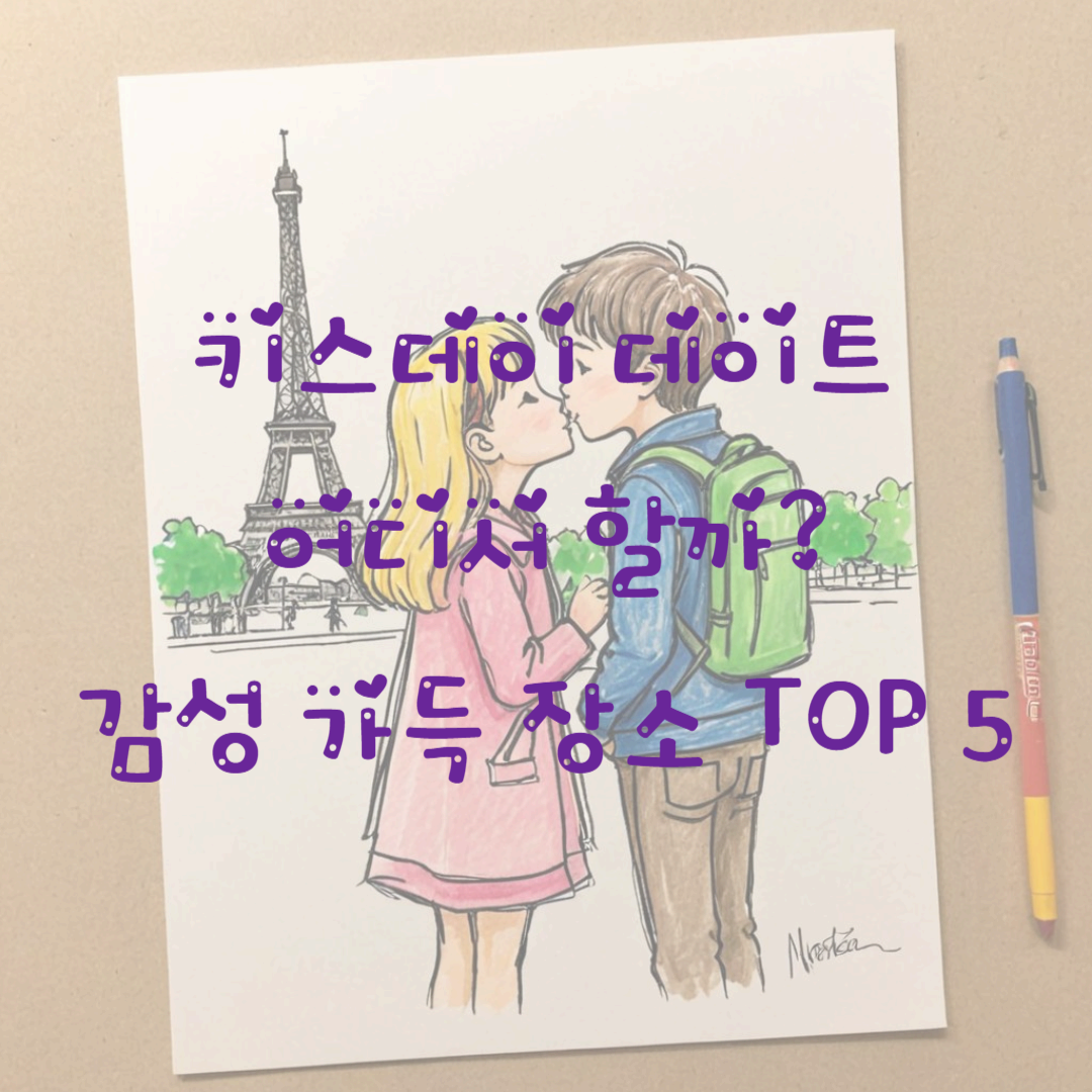 키스데이 데이트 어디서 할까? 감성 가득 장소 TOP 5