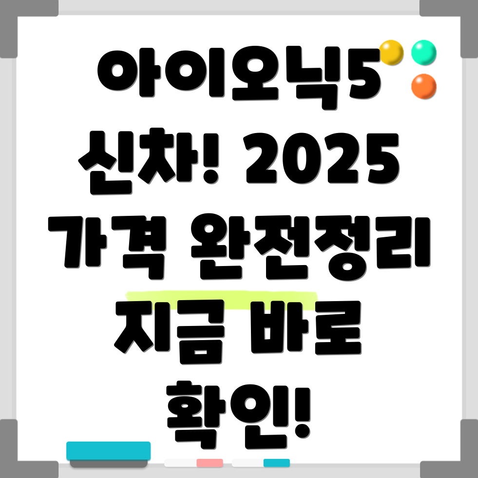 아이오닉 5 가격