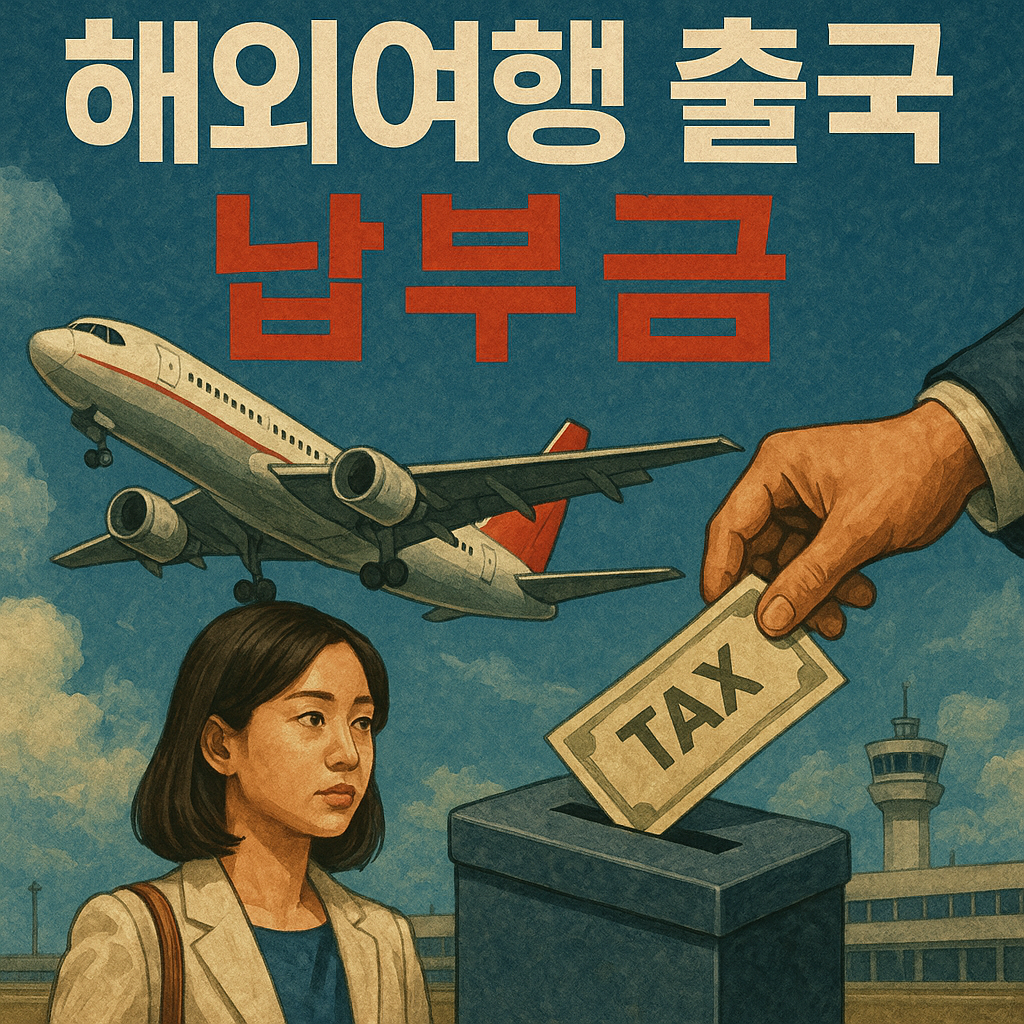 출국납부금 환급 관련 사진