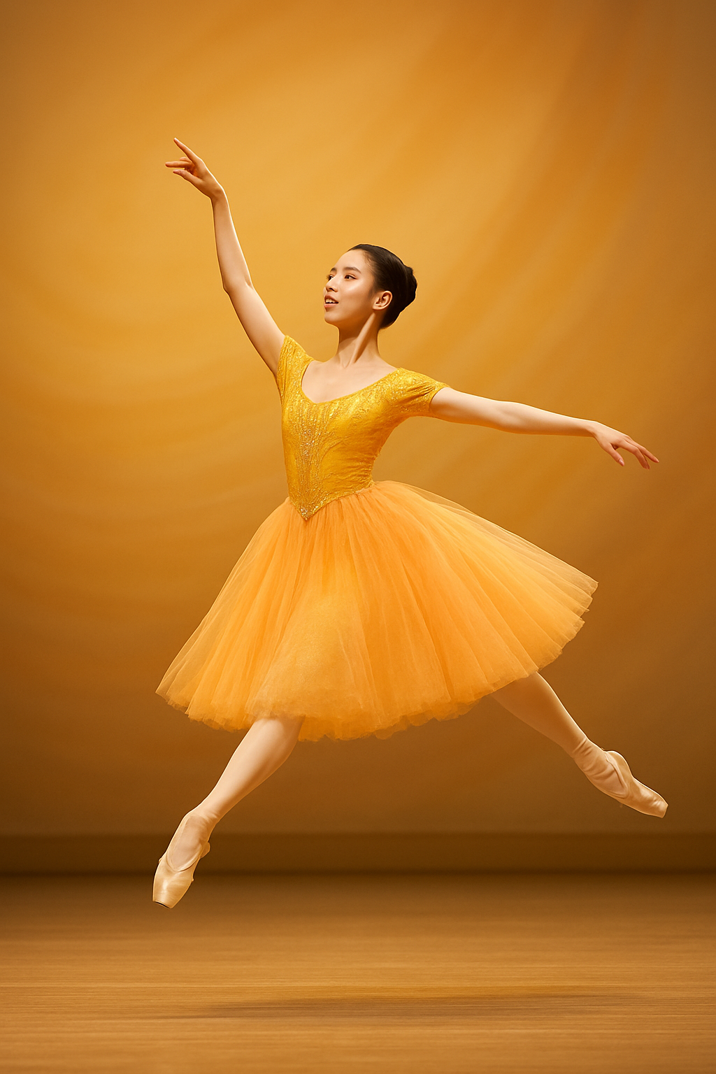 한국 창작 발레 작품 햇살의 춤, 빛과 희망을 상징하는 무대