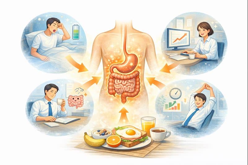 아침 식사가 중요한 이유를 몸 기준으로 설명