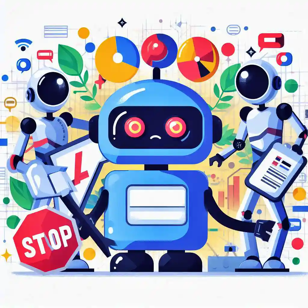 AI 챗봇과 검색엔진 차이와 전쟁 묘사한 그림