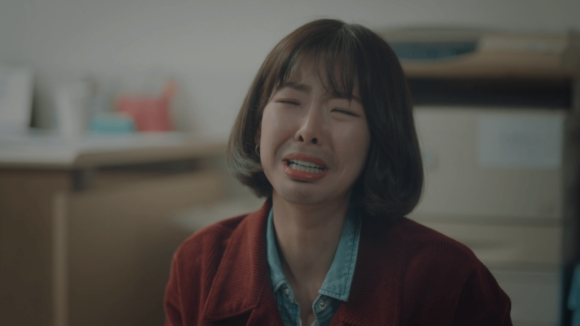 넷플릭스 '으라차차 와이키키' 시즌1 2화 - 수염이 자라는 강서진(고원희)