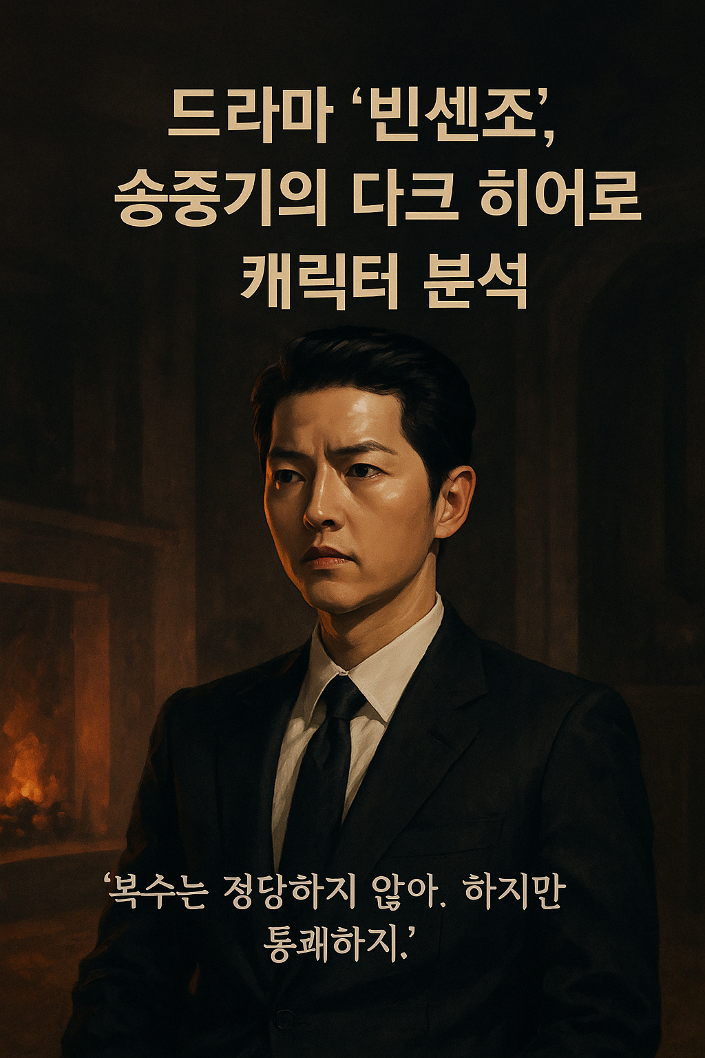 드라마 <빈센조>, 송중기의 다크 히어로 캐릭터 분석