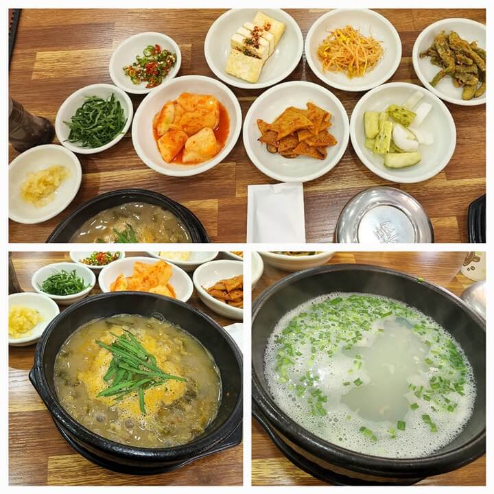 추어탕과 재첩국