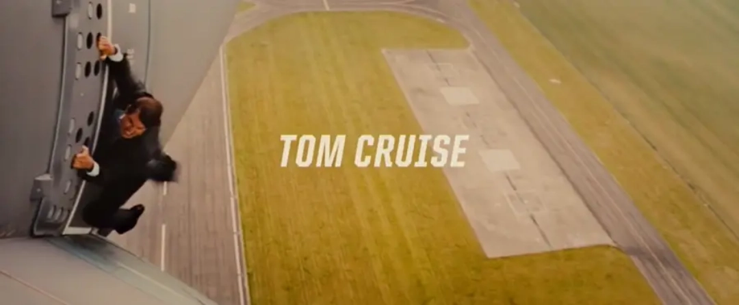 톰크루즈 연기 모습