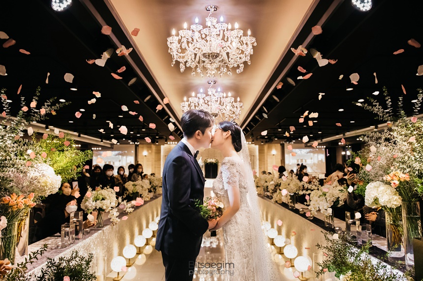 도곡 엠플러스웨딩 본식스냅 플라워샤워