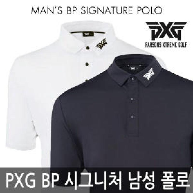 PXG BP 시그니처 골프 폴로 남성 반팔 티셔츠 2종