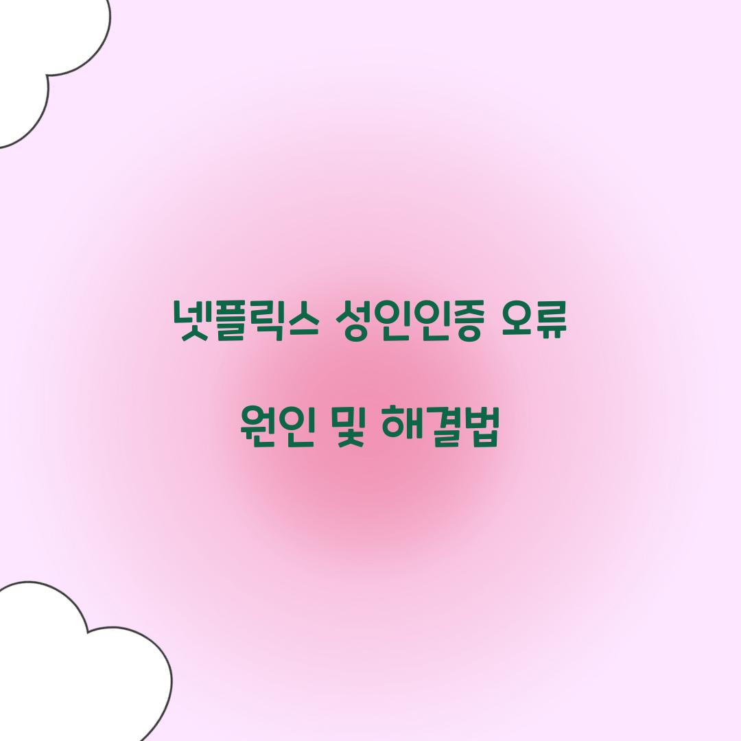 넷플릭스 성인인증