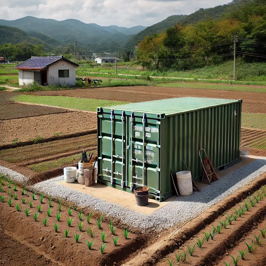 컨테이너 주택, 컨테이너 농막