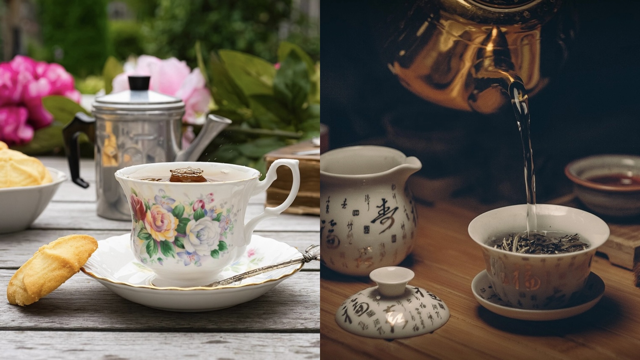 유럽식 티타임과 다도 사진