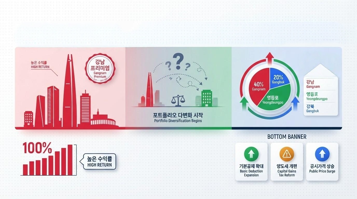 강남 vs 영등포 투자 수익률 패러다임 변화]