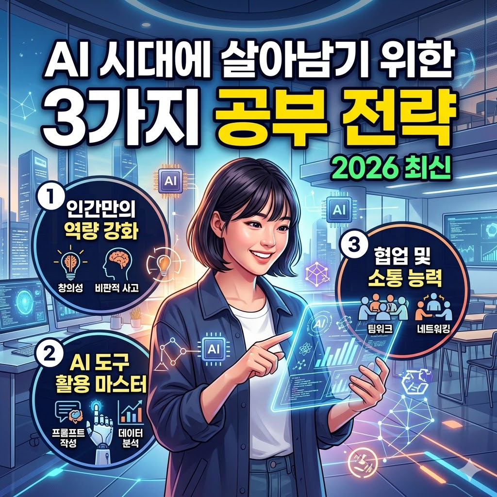 AI 시대에도 살아남는 사람들의 3가지 공부 전략