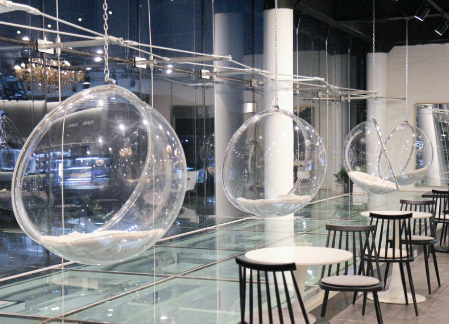 유리카페 실내사진